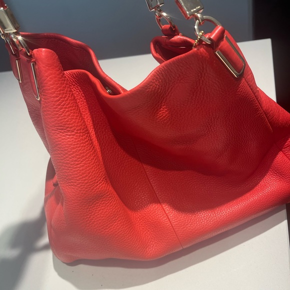 AUTHENTIC LIKE NEW RED COACH TOTE - Picture 5 of 5